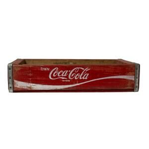 Vintage Coca-Cola Wooden Crate - Perfect for Collectors! CC10